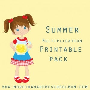 Summer Multiplication Printable Pack
